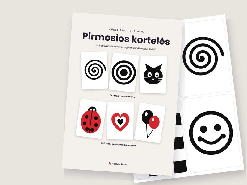 Pirmosios kortelės – peržiūra